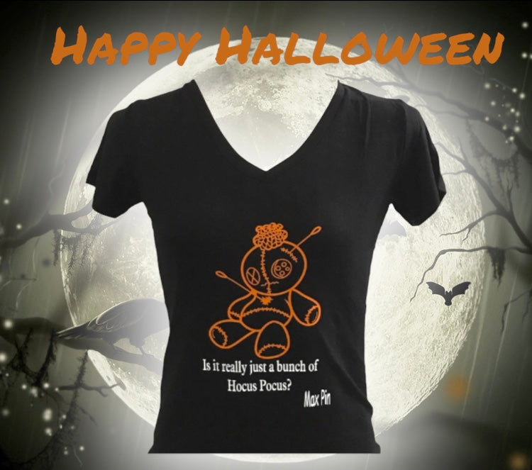 Halloween Max Pin Voodoo Doll Tee