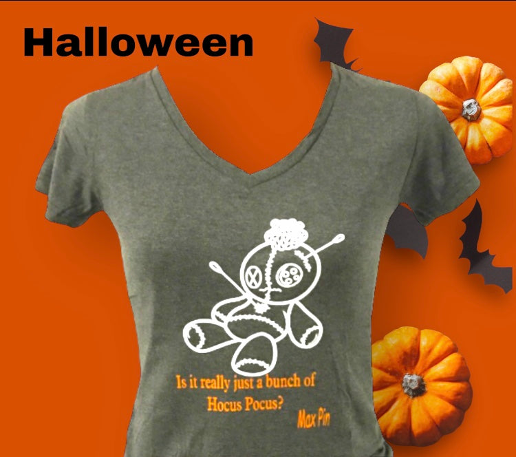 Halloween Max Pin Voodoo Doll Tee