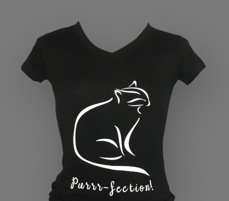 Purrr-fection Cat Tee