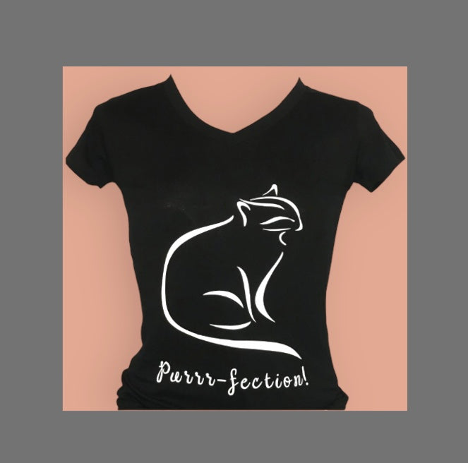 Purrr-fection Cat Tee