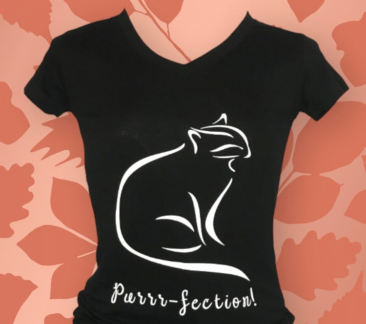 Purrr-fection Cat Tee