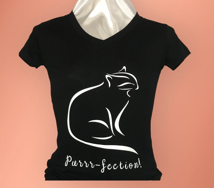 Purrr-fection Cat Tee Craft House 23